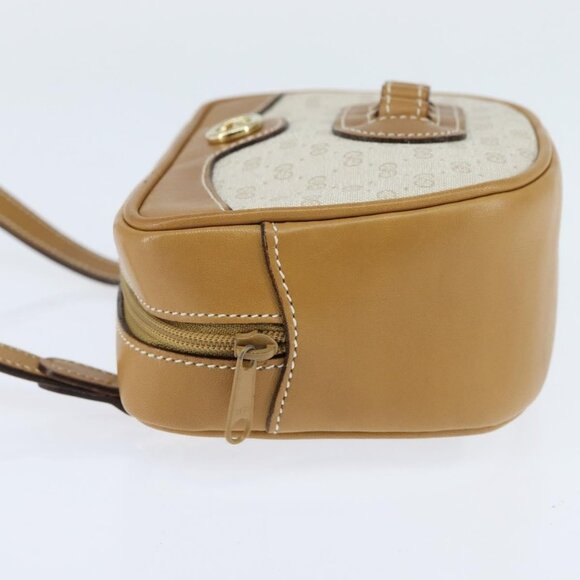 GUCCI Micro GG Supreme Shoulder Bag PVC Beige Gold - Picture 5 of 16